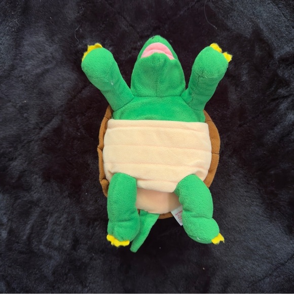 Dakin 1994 Green Brown Turtle Hand Puppet Plush Toys - Picture 6 of 8